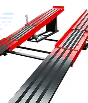 Rampa 4000 Kg Rampa Pneumática JM Máquinas Rampa Alinhamento