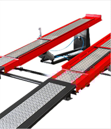 Rampa 4000 Kg Rampa Pneumática JM Máquinas Rampa Alinhamento