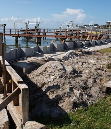 Seawall replacement 