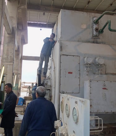 3.1 MW 11kV Synchronous motor maintenance