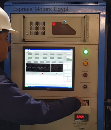Surge testing panel