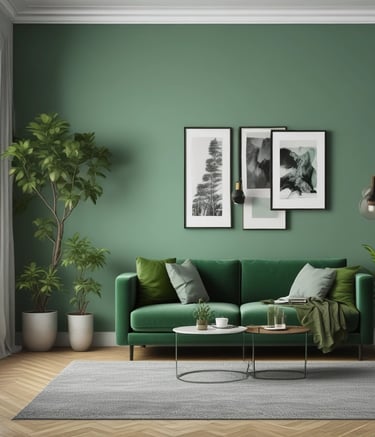 A beautifully arranged living room showcasing rustic home goods.