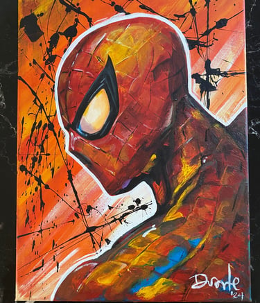 Personaje al óleo