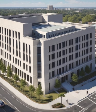Quantity takeoff of a courthouse by Construction Procurement Systems.