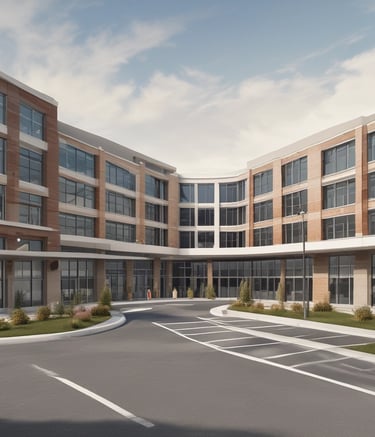 Quantity takeoff of a hospital by Construction Procurement Systems.