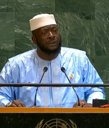 Le général Amara Camara, ministre secrétaire général de la présidence de la République, a porté same