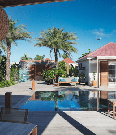 5 chambres à la villa noah à st barthélémy plage de st jean oasis