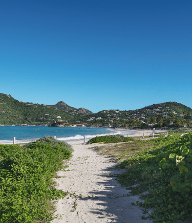 villa avec accès privé à la plage de saint jean à st barthélémy eden rock