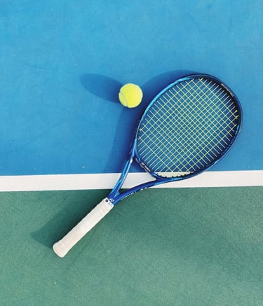 terrain de tennis à la villa noah st barth sur la plage
