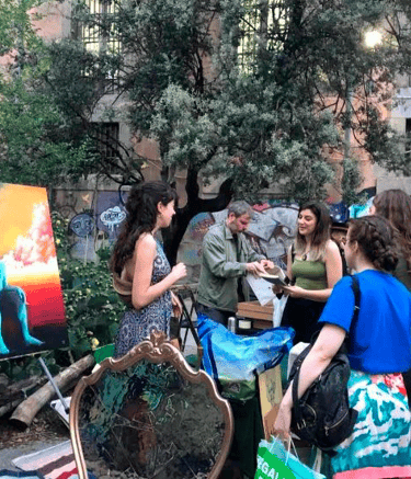 Foto de la exposición en la Tabacalera.