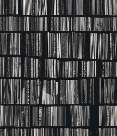 Vibrant neon lights form the word 'RECORDS' alongside a circular, radiating pattern on a textured, dark background. The glowing text is in bright red, contrasting with the blue and teal neon elements that resemble sound waves or records.