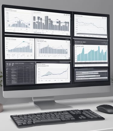 una imagen de analítica de datos moderna
