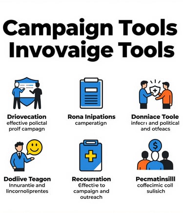 A woman is casting her vote into a ballot box that is painted with stripes of blue, white, and red. She is surrounded by two other people who seem to be assisting or monitoring the voting process. The room is large with a simple, clean design, featuring several tables and chairs. There are additional boxes and some paper materials on the tables.