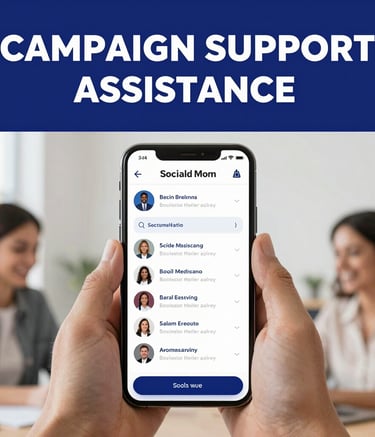 A weathered concrete wall displays a stencil portrait, surrounded by election-themed graphics. Above the portrait, several papers are attached to the wall, likely serving as notices or posters.