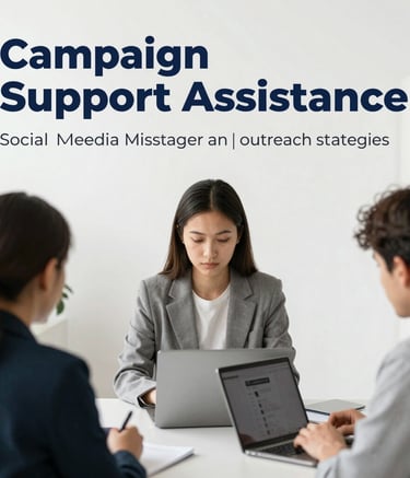 A large group of people participating in a protest or rally, holding various signs with messages related to social or political causes. The central sign reads 'Vote me for President 2050' with a red arrow pointing downward. Many participants are wearing winter clothing, indicating a cold weather setting.