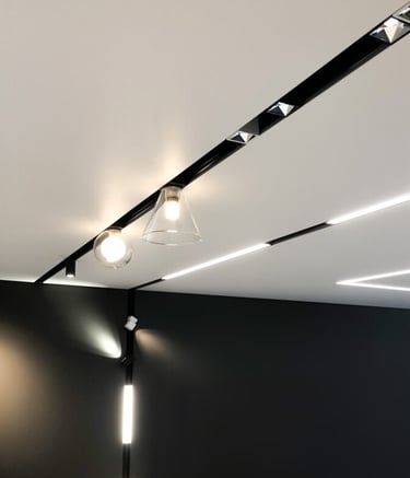 Easy Light Spanndeckensystem Flur - reinweiß matt