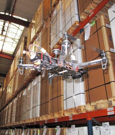 Dron reads by Rfid