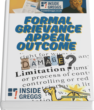 Greggs Grievance Appeal Outcome
