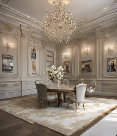 photo of white staircase