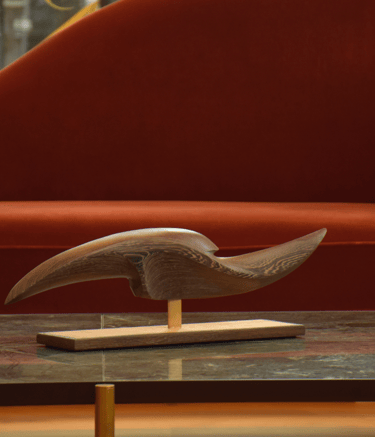 escultura de madera quasar