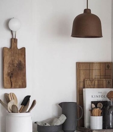 Un rincón de una cocina moderna