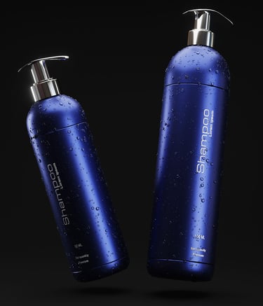 shampoo product renders