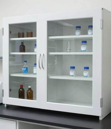 Modern laboratory equipment installed in a clinical setting in Bolivia
