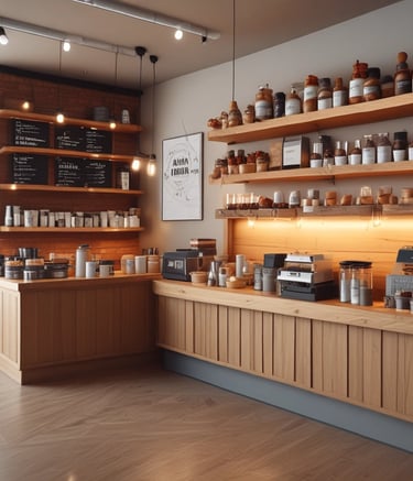 Photo of a vibrant website homepage for a handmade jewelry artisan.