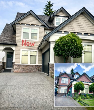 Residential painting project in Surrey