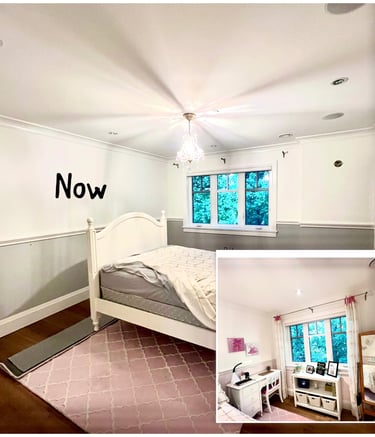 Interior painting project in Langley