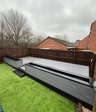 West Yorkshire decking after