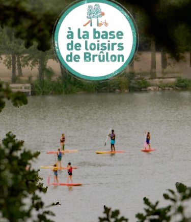 base de loisirs brulon, communication, reseaux sociaux