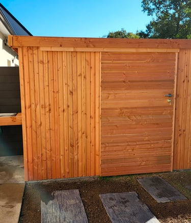 Abri de jardin en bois sur mesure