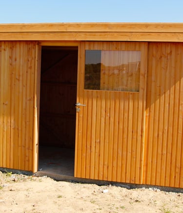 Abri de jardin en bois sur mesure