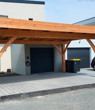 carport pour deux voiture