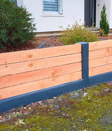 Réfection de clôture en douglas