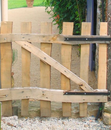 Portillon en chataigner live edge