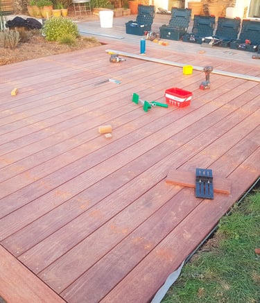 terrasse bois en cumaru