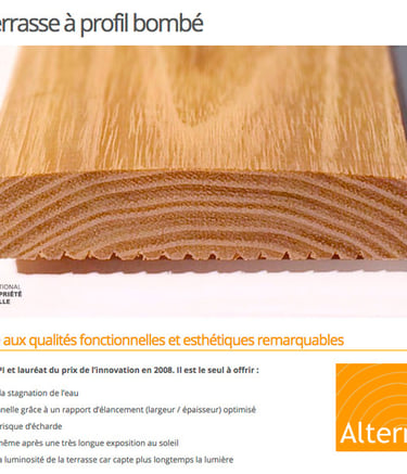 Alternabois robinier faux acacia