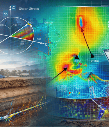 Images showing geomechanical influences