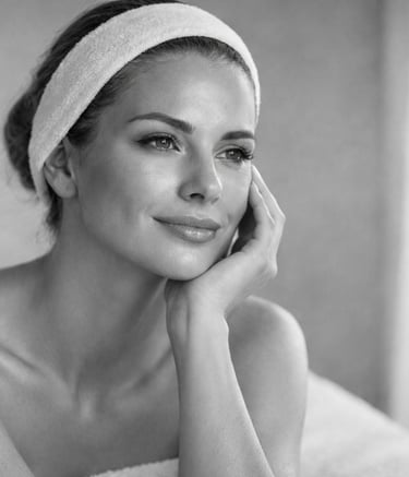 woman at dermatologist office on william mccleary portfolio