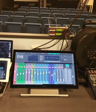 updated tech at a church