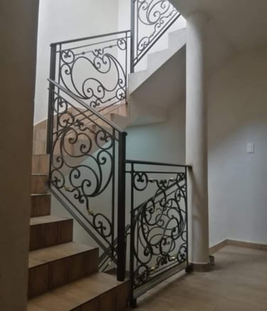 Barandal de herrería