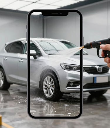 Cozy Scandinavian-style restaurant interior with warm lighting and rustic wooden tables set for dinner.