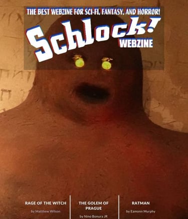 The cover of the issue of Schlock! that Cole was published in.