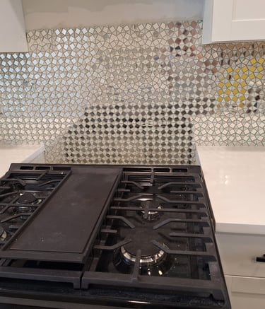 Installation of stoves, countertops, and backsplashes with precision finishes for durable, stylish