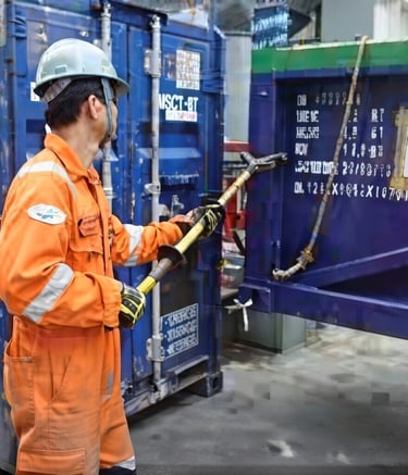 Hands-free push/pull safety tools that keep workers away from pinch and crush danger zones.