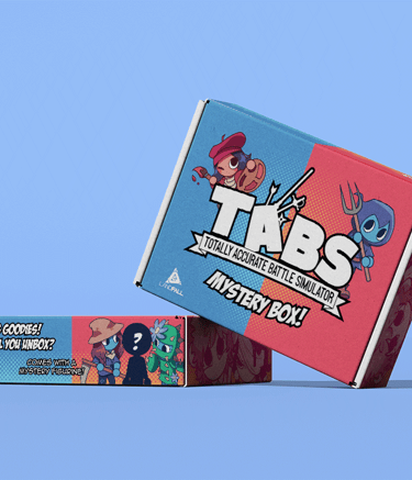2 packaging boxes for video game mystery box