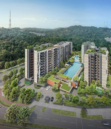 The Sen new launch residential development with contemporary facade