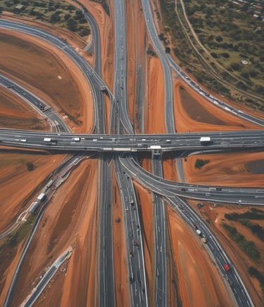 A busy loading dock with trucks being loaded efficiently.